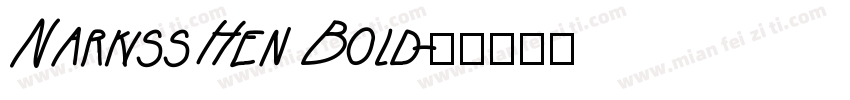 Narkiss Hen Bold字体转换